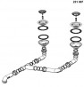 BLANCO 522209 drez LEGRA 6 S biela bez excentru SILGRANIT
