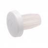 IF-tlmič dvierok závrtný 5mm biely výška 2,5mm