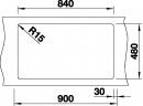BLANCO 523057 drez PLEON 9 antracit InFino bez excentru SILGRANIT PuraDur