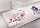 BLANCO 521683 drez PLEON 6 biela InFino bez excentru SILGRANIT PuraDur