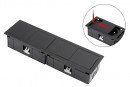VersaHit Mono combi 2x230V,čierna mat, Schuko