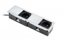 VersaHit Mono combi 2x230V,brúsený hliník