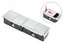 VersaHit Mono combi 2x230V,brúsený hliník