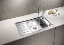 BLANCO 523002 Drez ANDANO XL 6S-IF Compact nerez InFino s excentrem
