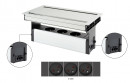 VersaFlap dual 2.0, 3x230V,eloxovaný hliník