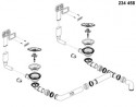 BLANCO 522983 Drez ANDANO 340/340-U nerez hodvábny lesk InFino bez tiahla