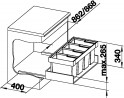 BLANCO 521475 Sorter Flexon II 90/4