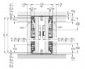 HAWA 31006 Concepta III 25/35 spojovací diel vrchný 110mm, 500mm