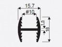 SEVROLL 05181 spojovacia lišta H10 3m biela mat