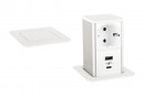 StrongPower PowerUp zásuvka, 1x230V, USB A/C nabíjacia , biela , Schuko