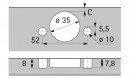 HETTICH 9094376 Sensys 8646 B3/TH58 BEZ TLMEN