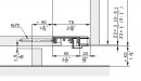 HAWA 31521 Folding Concepta III 20/25 sada vedenia pre 2 krídla, ľavá, čierna