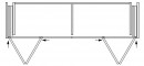 K-HAWA Folding Concepta III 25 Push, pravá+ľavá verzia,1900 - 2700mm,strieborná