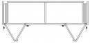 K-HAWA Folding Concepta III 25 Pull, pravá + ľavá verzia, 1900 - 2700mm, čierna