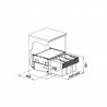 BLANCO 518724 kôš Select 60/3