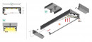 StrongLumio profil LED Wide 24 surový 2000mm