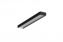 StrongLumio profil LED Begton 12 alu čierná 2000mm