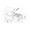 BLANCO 521474 Sorter Flexon II 60/4