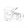 BLANCO 521473 Sorter Flexon II XL 60/3
