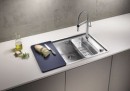 BLANCO 523000 Drez ANDANO XL 6S-IF nerez InFino s excentrem