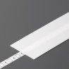 StrongLumio krycia lišta H k profilu Flat násuvná mliečna 2000mm