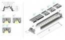 TM-profil LED Diagonal 14 alu anodovaný 1000mm
