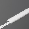 TM-krycia lišta k LED profilu Smart-In16 naklapávacia mliečna 3000mm