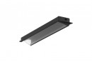 StrongLumio profil LED Diagonal 10 alu čierny 2000mm