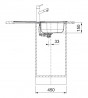 FRANKE Drez FLN 611-78/44 810 x 510 mm nerez