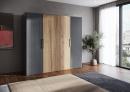 K-HETTICH WingLine L,ťažké dvere,s dolným vedením,2400mm,12 závesov A,L+P,šedý