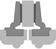 HETTICH 9044861 Intermat 9966 32MM B3 TH43 BE