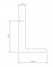 SISCO 823 LIŠTA/AL SPODNÁ 150cm