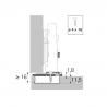 HETTICH 9306263 Veosys adaptér pod misku TH, 1,8mm