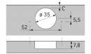 HETTICH 9094370 Sensys 8646 B3/TH52 BEZ TLMEN