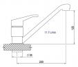 StrongSinks S3 Drezová batéria Zajas chróm