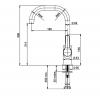 StrongSinks S3 drezová batéria Garonne tvar U chrom