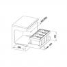 BLANCO 521475 Sorter Flexon II Low 90/4