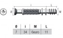 Táhlo k excentru TM01 (34mm)