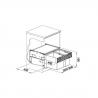 BLANCO 526203 Sorter Select II 60/2 1x30l + 1x19l