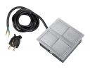 VersaHit Dual elektrická zásuvka 1x 230V Schuko, USB A/C 5V brúsený hliník