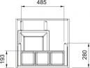 FRANKE Sorter odpadkový kôš Mythos Water Hub 1x35l