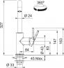 FRANKE Batéria FN 5540.094 Urban 2.0 biela ľad