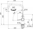 FRANKE Batéria FN 5540.071 Urban 2.0 onyx