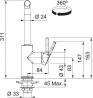 FRANKE Batéria FN 5541.071 Urban 2.0 onyx