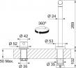 FRANKE Batéria FC 3137.501 Mythos Window pod okno celonehrdzavejúca oceľ