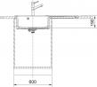 FRANKE Drez MYK 611-100/2 onyx