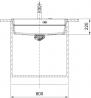 FRANKE Drez KNG PRO 610-73 onyx