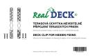 TERASY úchytka 20/10/190 vr. skrutiek (sada 200ks+800 skrutiek)