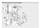 BLUM 72T550A.TL záves naložený 120°, Tip-On, alu, skrutka