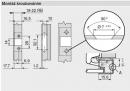 BLUM 70T950A.TL záves,naložený,alu,Tip-on 95°